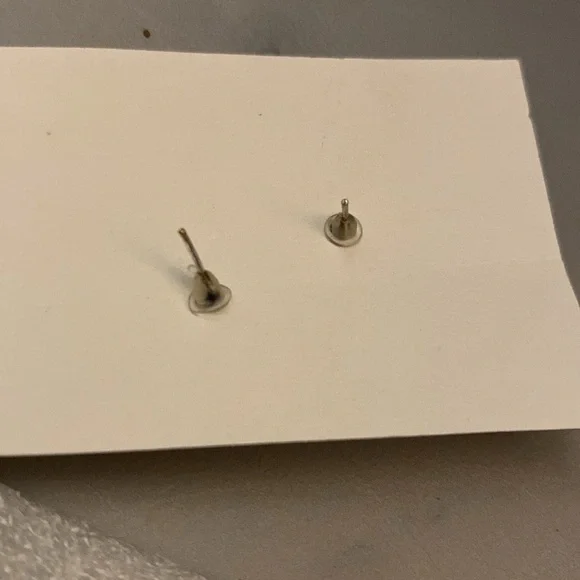 Silver crystal spider Earrings - Picture 2 of 3